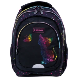 RUKSAK ŠKOLSKI-NOTEBOOK ANATOMSKI RAINBOW KITTY HEAD 502025033