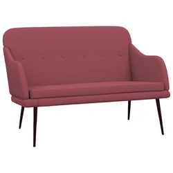 Vidaxl Klop vinsko rdeča 110x76x80 cm blago