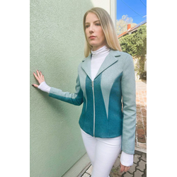 BOUCLÉ MODA Ženski mantil Naja, Tirkizni