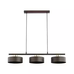 Luster na sajli SELIA 3xE27/15W/230V braon