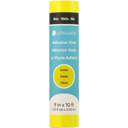 Silhouette Matte Removable Vinyl - 22,9 cm x 3 m - Lemon
