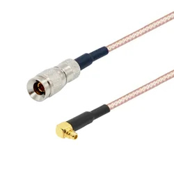SDI kabel DIN1.0/2.3 vtič/MMCX vtič RA 75ohm 2m