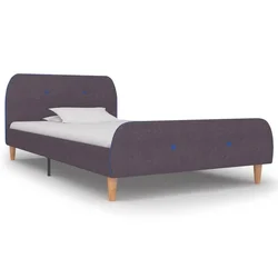 Vidaxl Posteljni okvir taupe blago 90x200 cm