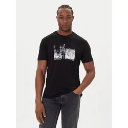 Armani Exchange Majica XM001461 AF10358 MC305 Črna Regular Fit
