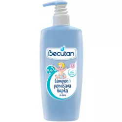 Becutan 2 u 1 šampon i kupka 400ml - pumpica