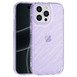 Aurora Wave maska za iPhone 15 Pro Max - ljubičasta