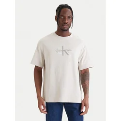 Calvin Klein Jeans Majica LV04RF819G Bež Regular Fit