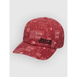 RVCA Dalas Patchwork Cap brick red
