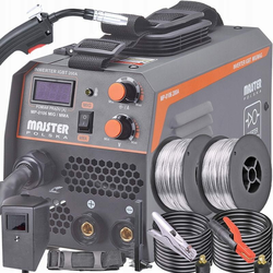 MAJSTER POLSKA inverterski varilni aparat brez plina + žica IGBT MIG MAG FLUX MMA 200A