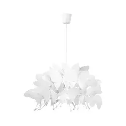 Dečiji luster FARFALLA 1xE27/60W/230V bela
