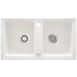 Deante ZQZ A203 Granitna sudopera Zorba 78/WH/2, Bela