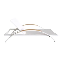 Nero aluminijumska ležaljka 195x65x30 cm bela boja ( 13414 )