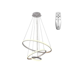 LED prigušiva luster na lanku LED/90W/230V 3000-6500K + daljinski upravljač