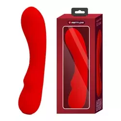 Vibrator Pretty love Matt, 19cm, Crveni
