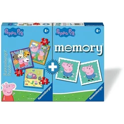 Ravensburger Set društvene igre i slagalice Pepa Prase Mini Memo