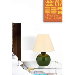 Opviq Stona lampa 63750, Maslina-bež