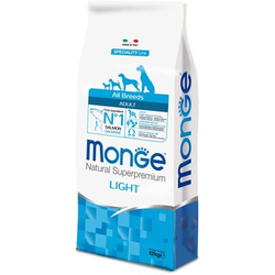 Monge Light Hrana Za Pse, Losos I Pirinač, Za Sve Rase, Adult, 12kg
