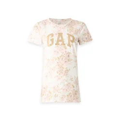 Gap Tall Majica kamela/rosé/volneno bela
