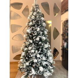 MAISON ADORABLE Novogodišnja jelka SNOWY IMPERIAL PINE 150 cm, Zeleno- bela