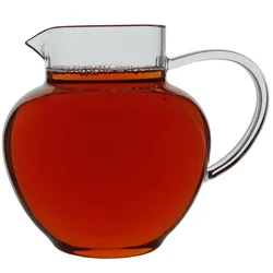 shumee Steklen vrč za vodo, sok, čaj, VROČ 1L