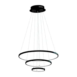 LED luster na sajli LED/42W/230V 3000K crna