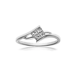 DIAMANT LETERNEL Prstan srebrna