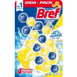 Bref Osveživač za WC šolju Limun, Kuglice, 50g, 4 komada