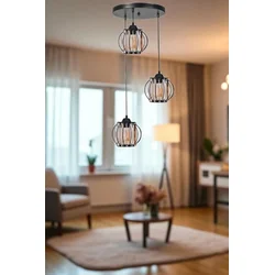 Opviq Luster 2608623, Crni