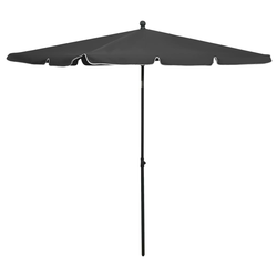 vidaXL Vrtni senčnik 210x140 cm antraciten
