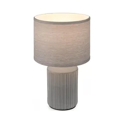 Brilo - Stona lampa INO 1xE14/10W/230V siva