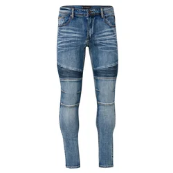 KOROSHI Kavbojke moder denim