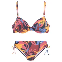 SUNSEEKER Bikini modra/apno/pitaja/staro roza