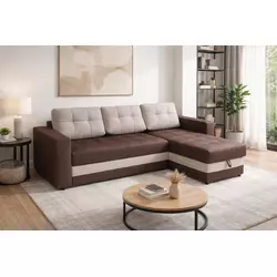 Grand Sistem 001 Ugaona garnitura Atlanta, 240x160cm, Braon-bež