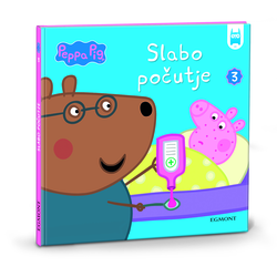 PEPPA PIG pujsa pepa knjiga slabo počutje