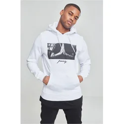 Mister Tee Majica Pray Hoody, bela