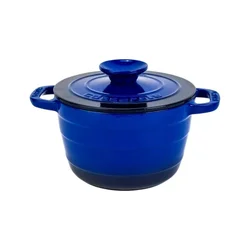 Saucepan, cast iron, 23 cm/4.9 L, Experience, Blue - LAVA
