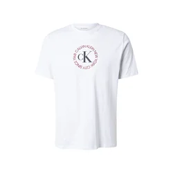 Calvin Klein Jeans Majica antracit/brusnica/bela