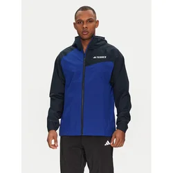 adidas Pohodna jakna Terrex Multi 2L RAIN.RDY JD8353 Modra Regular Fit