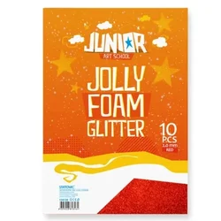 Junior jolly glitter foam eva pena sa šljokicama a4 10k - odaberite nijansu crvena ( 134130 )