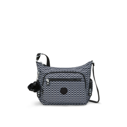KIPLING Torba za čez ramo Gabbie črna/bela
