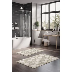 Lessentiel Maison Set prostirki za kupatilo CT-5236, 2 Komada, Svetlosiva
