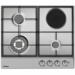 Hansa ploča za kuhanje BHMI611302, komb., 3 plin + 1 struja, inox, gus