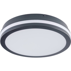 Kanlux 38784 - LED spoljašnje svetlo sa senzorom BENO 24/30W/230V 3000/3500/4000K IP65 antracit
