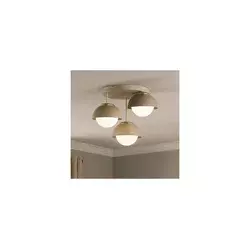 Brilagi - Plafonski luster 3xE27/60W/230V bež/zlatna