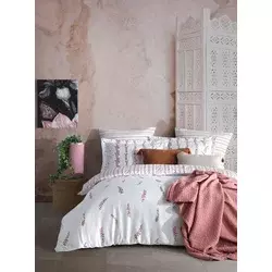 Lessentiel Maison Satenski Komplet posteljine, 200x220cm, Roze