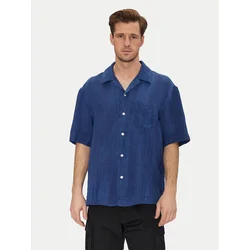 Gant Srajca 3250062 Modra Relaxed Fit