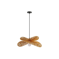 Immax 08265L - Luster na sajli MARIPOSA 1xE27/40W/230V prečnik 50 cm juta