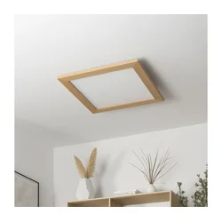 Brilagi - LED plafonsko svetlo SLIMFRAME WOOD LED/36W/230V 49,5x49,5 cm braon