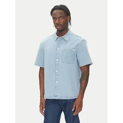 Mustang Jeans srajca Phoenix 1016653 Modra Boxy Fit