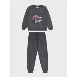 Sinsay - Trenerka loose kroja Hot Wheels Ford: duks i jogger pantalone - tamno siva